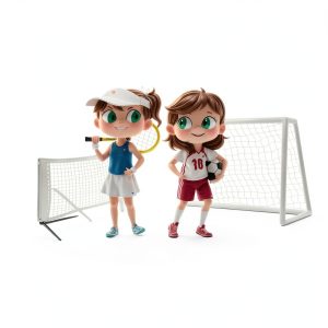 Twins Mac & Madi Olympic Sports Book 2 Story by Big Little Press-0